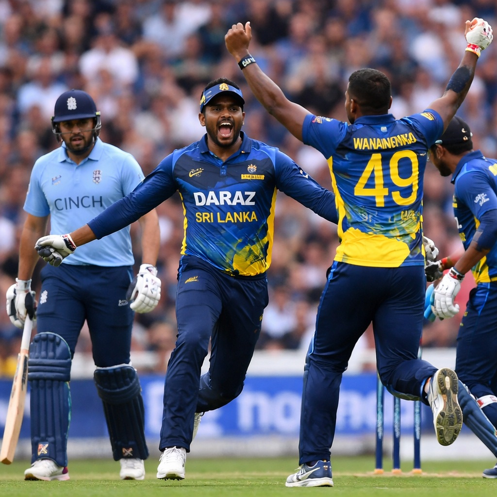 Sri Lanka Stuns England: Spin Mastery Seals 19-Run Victory in ODI Series&nbsp;Opener