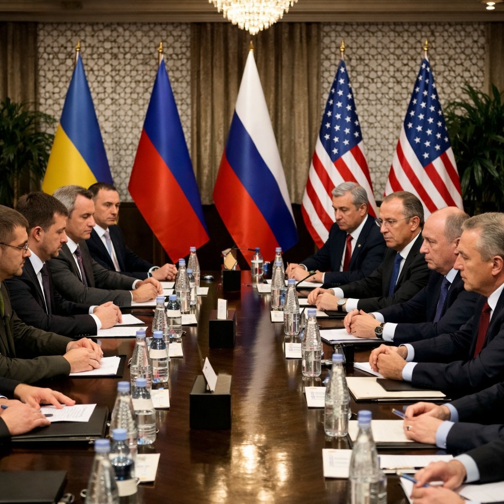 Ukraine-Russia-US Trilateral Peace Talks Begin in Abu&nbsp;Dhabi