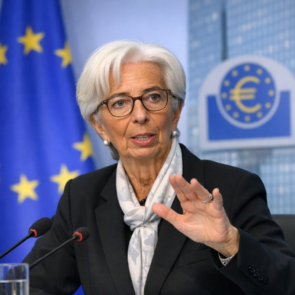 ECB’s Lagarde calls for deep review of euro-area&nbsp;economy