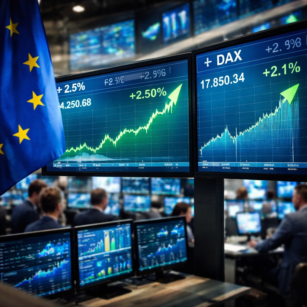 European Shares Start 2026 on Record&nbsp;Strength