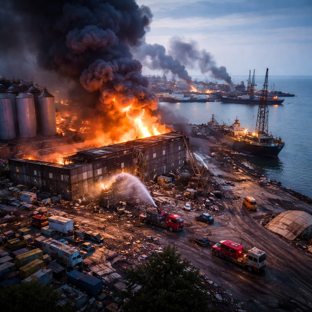 Russia Attacks Two Ukrainian Ports as War Grinds&nbsp;On