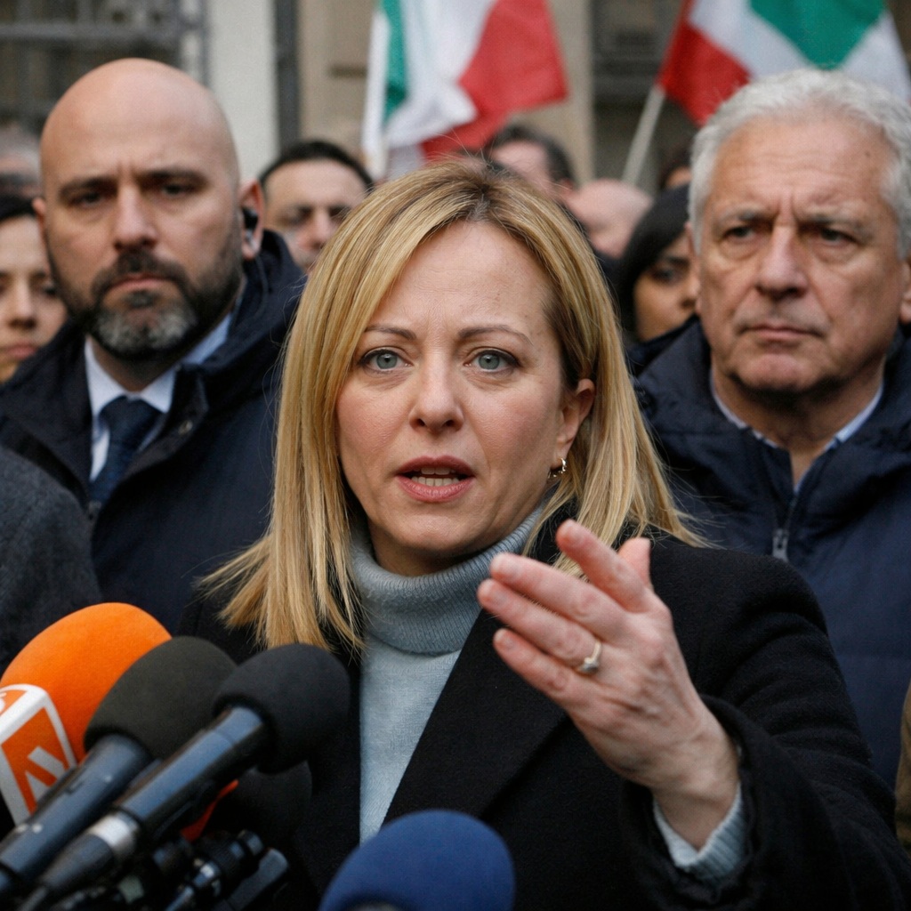 Meloni Condemns Political Hatred After Attacks on Party&nbsp;Activists