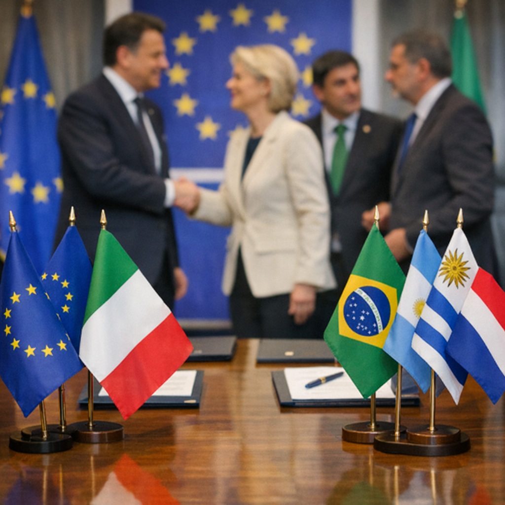 ITALY BACKS EU–MERCOSUR DEAL, SHIFTING THE BALANCE OF EUROPEAN&nbsp;TRADE
