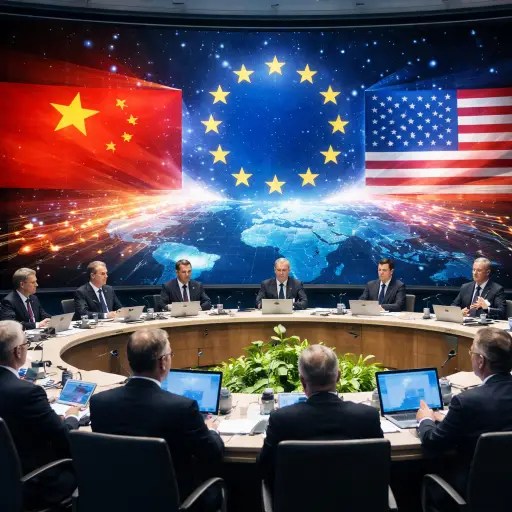 EU Economic Survival Summit Spotlights China-U.S.&nbsp;Pressures
