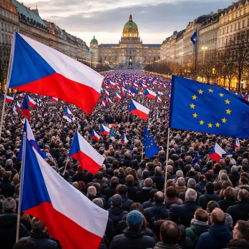 Prague Takes to the Streets as Czech Politics Enter a New&nbsp;Confrontation