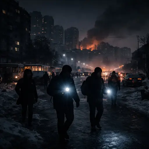 BLACKOUT DISRUPTIONS AND PEACE TALKS UNCERTAINTY