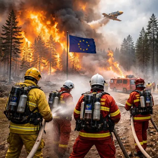 EU Unveils 300-Strong Firefighting Force to Tackle Escalating Wildfire&nbsp;Crisis