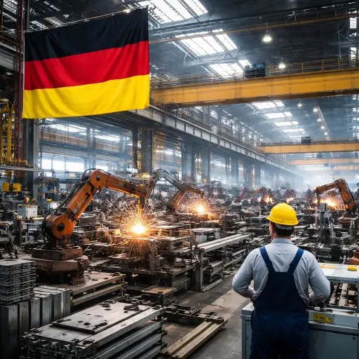 German Industrial Output Slumps, Raising Fresh Doubts Over&nbsp;Recovery