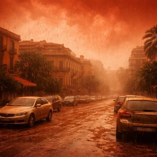 Blood Rain Turns Skies Red Across Southern&nbsp;Europe