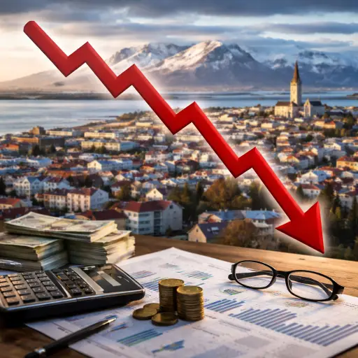 Iceland’s Economy Contracts Sharply as Year Closes
