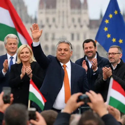 Europe’s Far Right Rallies Behind Orbán as Hungary’s Election Becomes a Defining&nbsp;Test