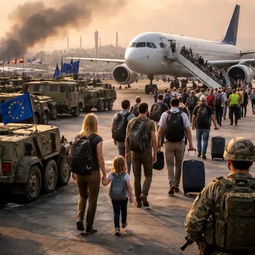 Europe Quietly Prepares Evacuation Plans for Citizens Across the Middle&nbsp;East