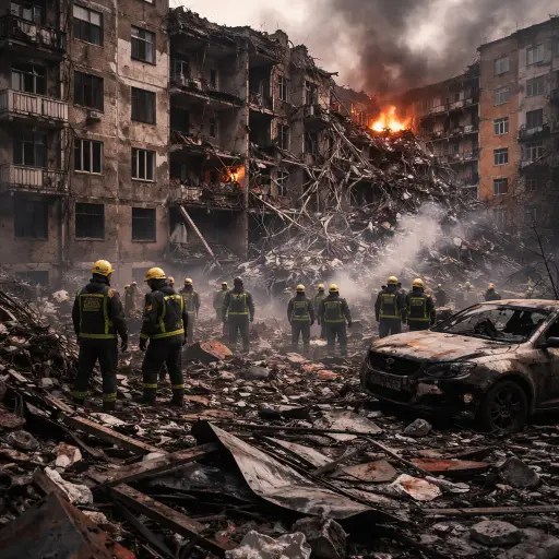 Deadly Russian Missile Strike Hits Kharkiv, Killing Civilians Including&nbsp;Children