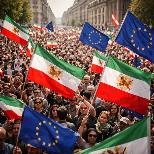 Crowds Across Europe Rally for Iran’s&nbsp;Future