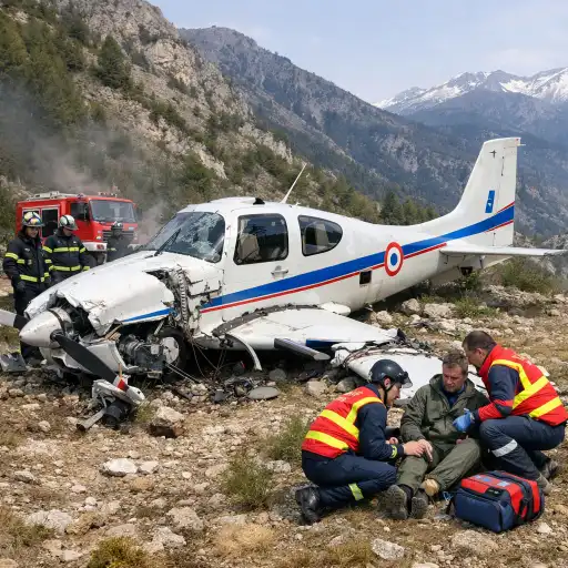 Crash in the Alps: French Air Force Training Flight Ends in Emergency Landing
