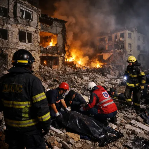 Night of Fire: Deadly Wave of Drone and Missile Strikes Hits Ukrainian Cities