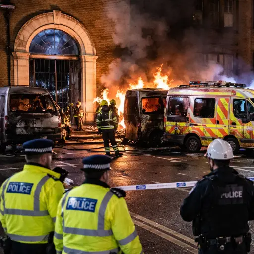 Fire and Fear in London: Extremist Claim Raises Alarm After Coordinated Arson Attacks