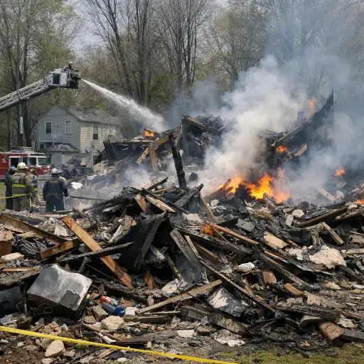 Tragedy in Pennsylvania: Mother and Six Children Killed in House Explosion and Fire