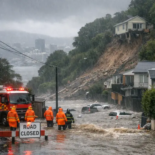 Torrential Rains Batter New Zealand’s North Island as Wellington Declares State of Emergency