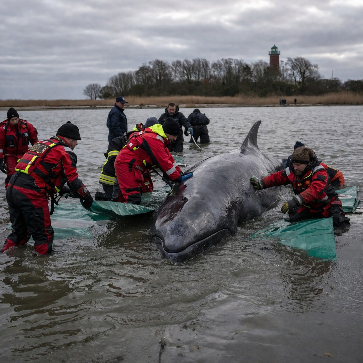 Easter Tide Hope: Rising Waters May Yet Save Stranded Whale Timmy