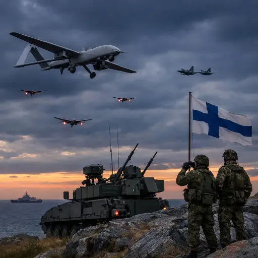 Finland Reports Drone Incursions Near Baltic Region