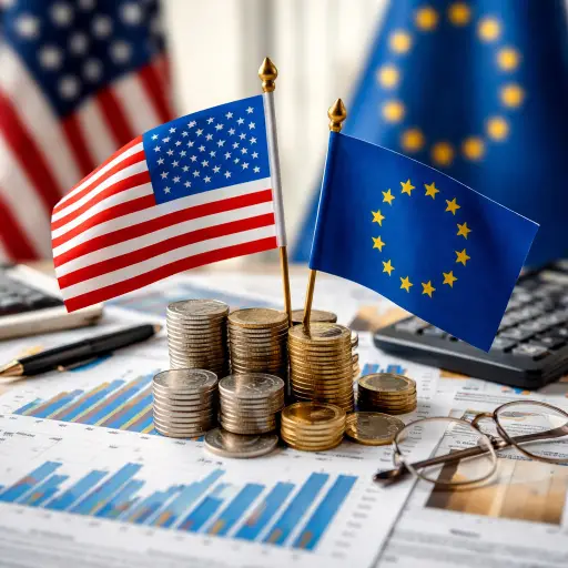 Transatlantic Slowdown: U.S. Growth Loses Momentum as Europe Watches Closely