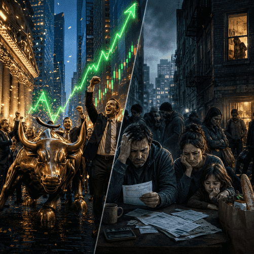 Wall Street Booms While America Loses Confidence