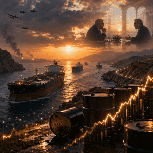 Oil Climbs Back Toward $100 as Markets Bet on Fragile U.S.–Iran Peace Hopes