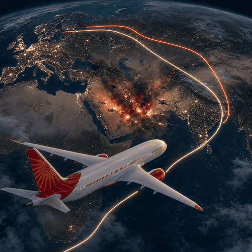 Airspace Shock: Middle East Conflict Forces Air India to Cut Global Routes
