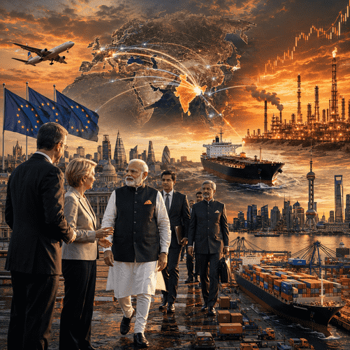 Modi’s Europe Tour Signals India’s Search for Stability as Energy Shock Hits Asia