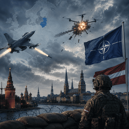 Russia’s Threat to Latvia Sharpens NATO Tensions on Europe’s Eastern Flank