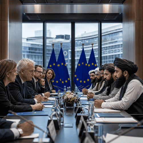EU Moves Toward First Brussels Talks With the Taliban on Migration