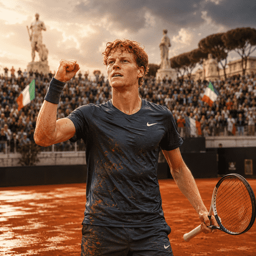 Sinner Survives Medvedev Test to Reach Rome Final, Turning Italian Open Into a National Moment