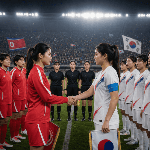 North Korean Women’s Football Team Arrives in South Korea in Rare Sporting Visit