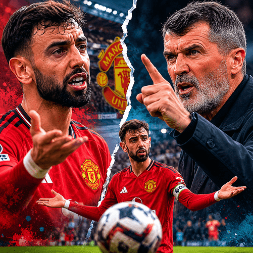 Bruno Fernandes Hits Back at Roy Keane Over Assist Record Criticism
