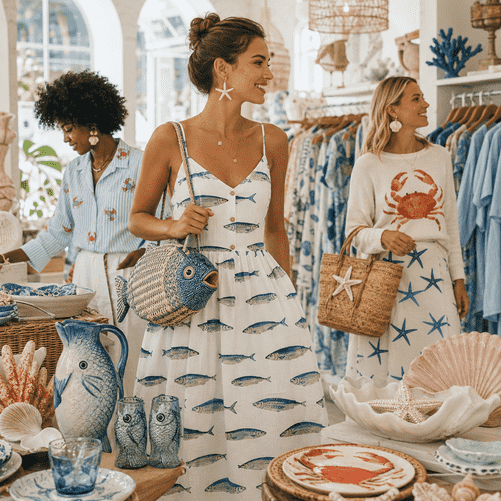UK Shoppers Are Hooked on Fish Prints as Marine Motifs Make a Summer Splash