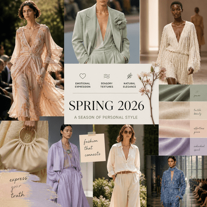 Spring 2026: The Fashion Season Defined by “Feeling” and Individuality