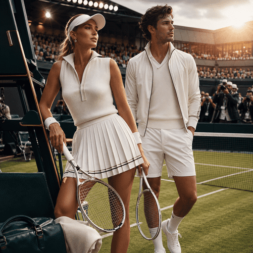 Luxury Fashion Finds Its New Runway on the Tennis Court