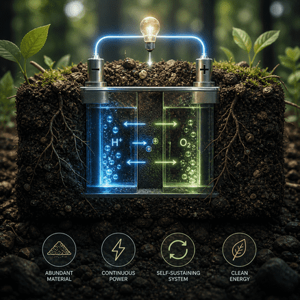 Power from the Earth: Scientists Unveil Self-Sustaining, Dirt-Powered Fuel Cell