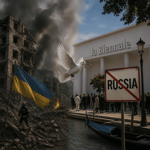 Escalating Strikes Shadow Kyiv’s Ceasefire Bid as Russia Shunned at Venice Biennale