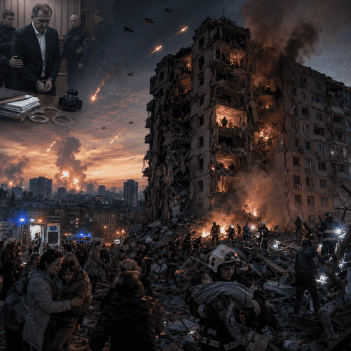 Deadly Strikes Resume in Kyiv as Russia Targets Residential Areas Following Ceasefire Collapse