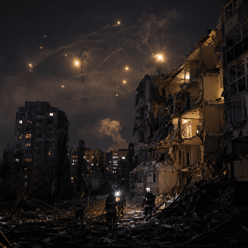 Russia Resumes Massive Drone Attacks After Ukraine Ceasefire Collapses