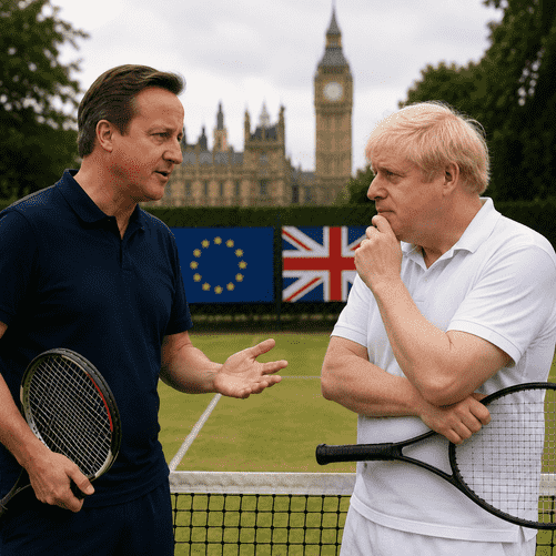 Cameron’s Tennis-Court Offer to Johnson Reveals the Personal Drama Behind Brexit