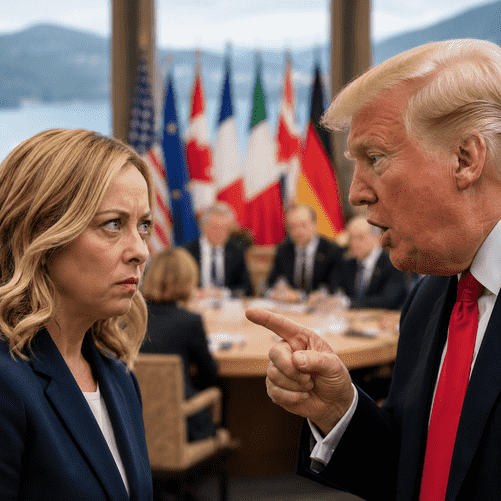 Meloni and Trump Clash as G7 Photo Dispute Exposes Wider Rift