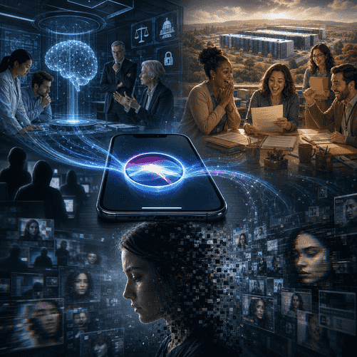 Apple Rebuilds Siri as AI’s Benefits—and Dangers—Move Into Everyday Life