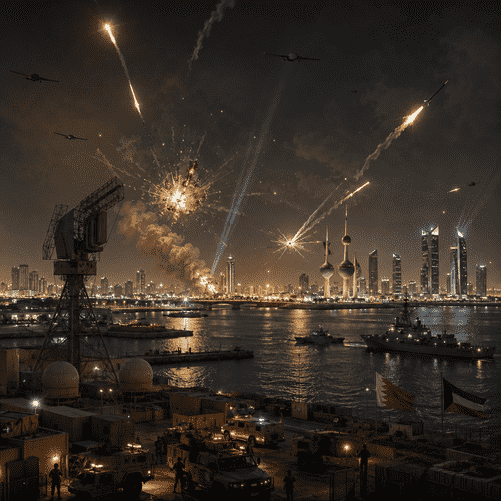 Iran Targets Kuwait and Bahrain After Exchange of Fire With U.S. Forces