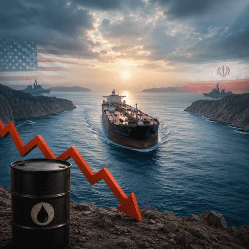Oil Prices Tumble as U.S. and Iran Pause Attacks