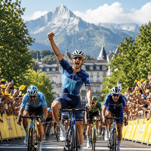 Kooij Powers to Pau Sprint Victory as the Tour Turns Toward the Mountains