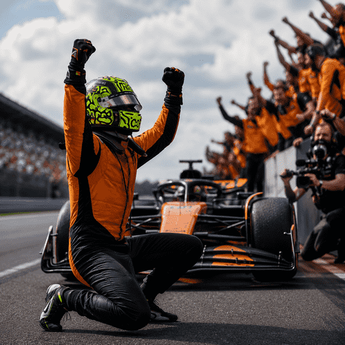 Norris Ends Season Drought With Commanding Hungary Victory