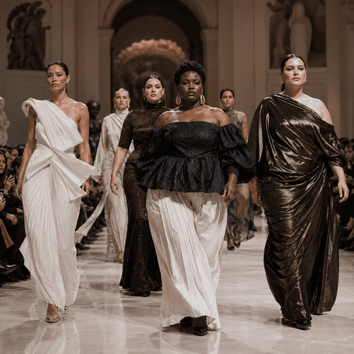 Sinéad O’Dwyer Turns the Runway Into a Public Statement on Body Diversity